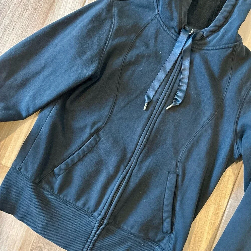 C9 by Champion Hoodie Womens Size S Black Full Zip Drawstring Pockets